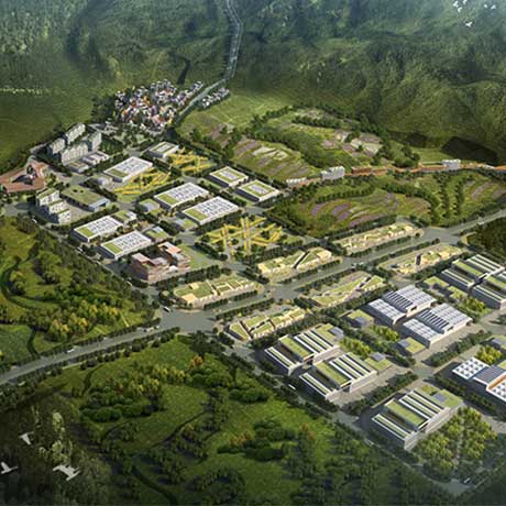 郑州绿色印刷包装文化创意产业园总体概念规划设计