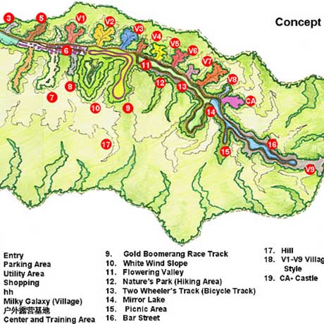 崇礼县“翠云谷”概念性规划