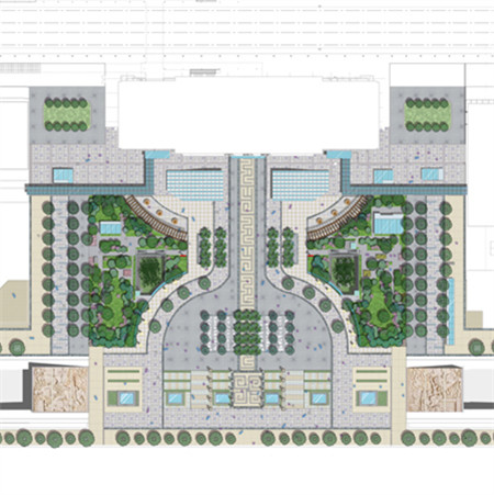 富宁高铁站前广场景观设计