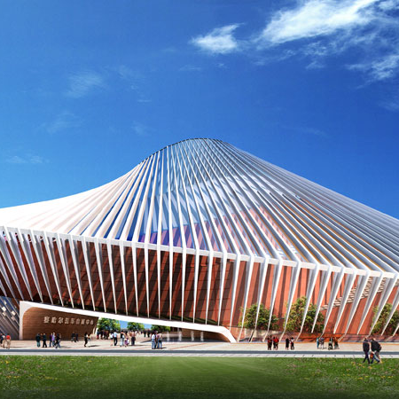 察哈尔国际汽车文化基地汽车会展中心