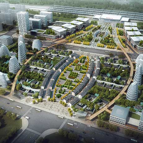 景德镇站站前枢纽TID一体化综合开发设计