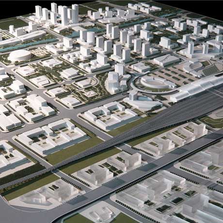 济南市西客站片区核心区城市设计